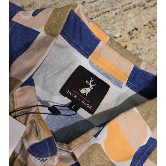 New! Jack & Sage Women’s L Retro Picnic Camp Shirt Keep It Simple Coffee Mug - Picture 10 of 14